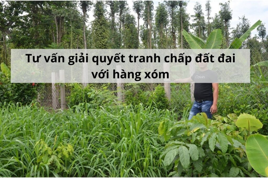 tranh chấp đất đai với hàng xóm