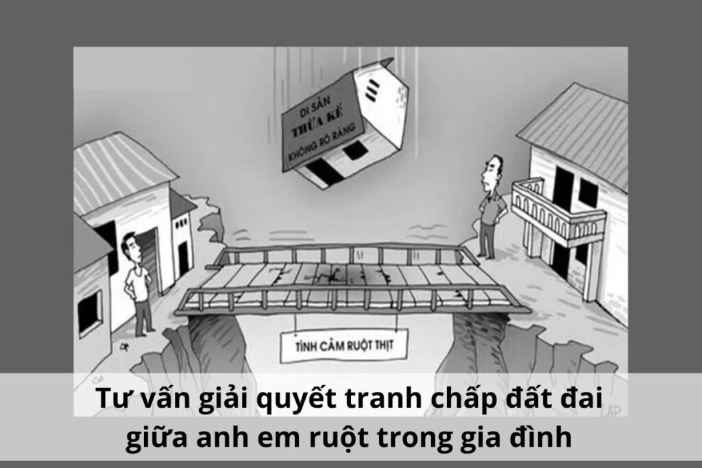 tranh chấp đất đai giữa anh em ruột