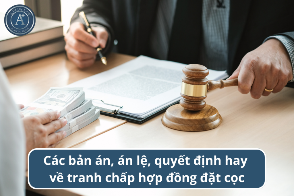 bản án tranh chấp hợp đồng đặt cọc