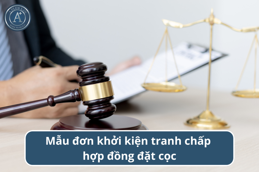 đơn khởi kiện tranh chấp hợp đồng đặt cọc