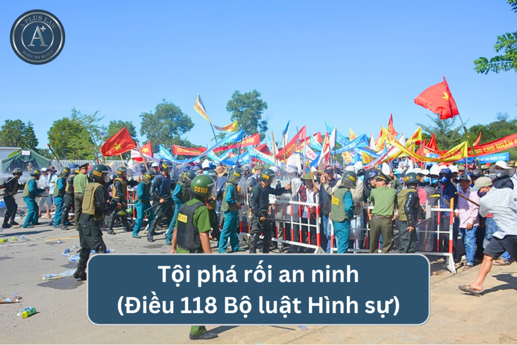 tội phá rối an ninh 00