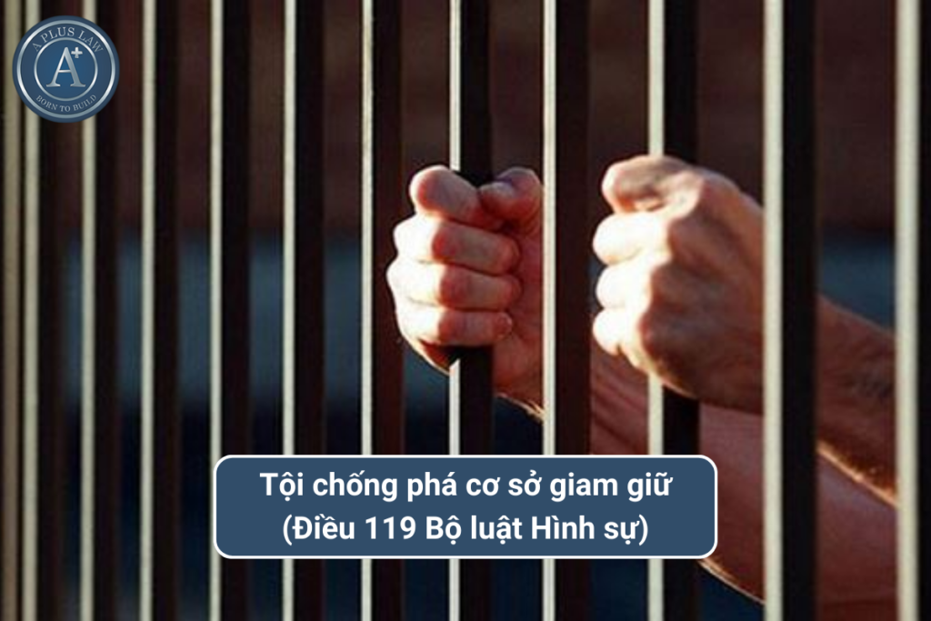 tội chống phá cơ sở giam giữ
