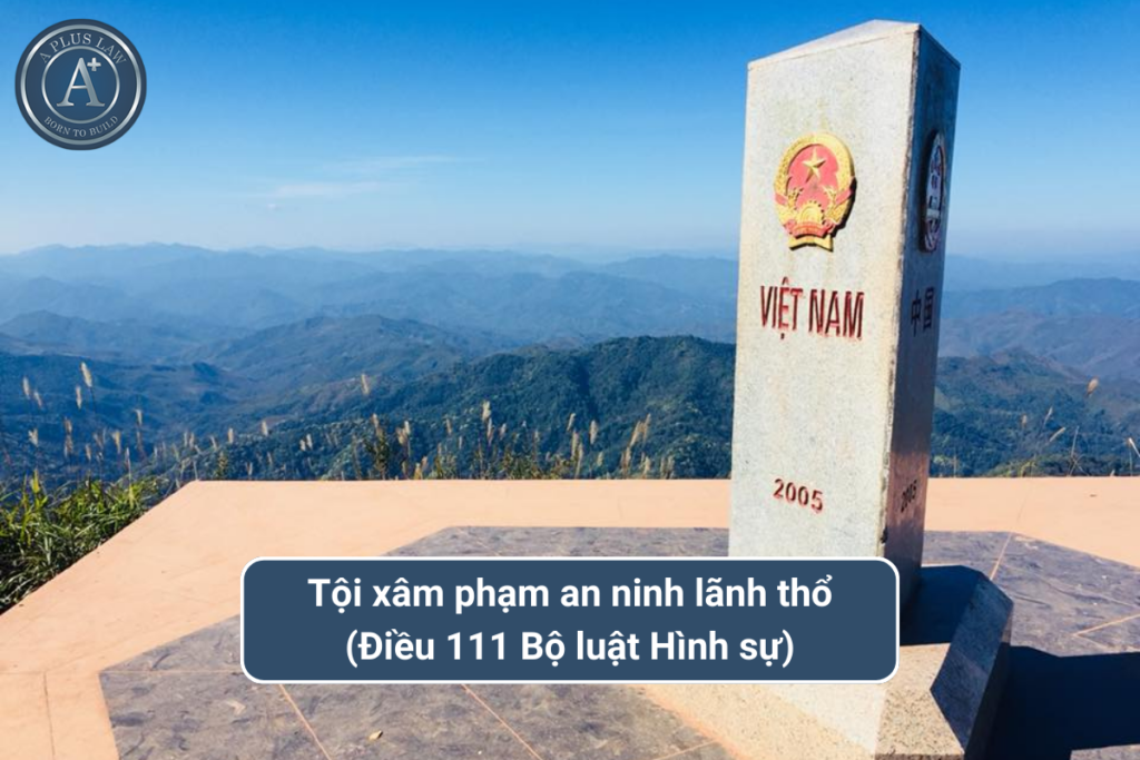 tội xâm phạm an ninh lãnh thổ