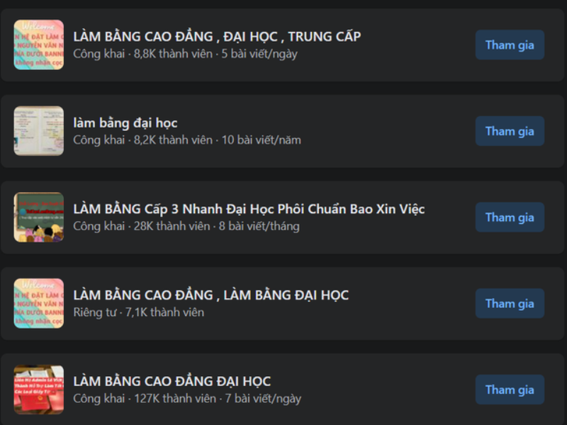 bát nháo hình thức mua bán bằng cấp, giấy tờ giả 01