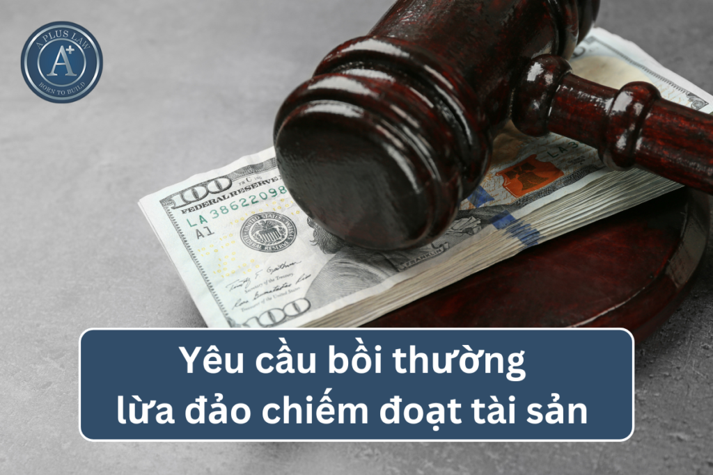 bồi thường lừa đảo chiếm đoạt tài sản