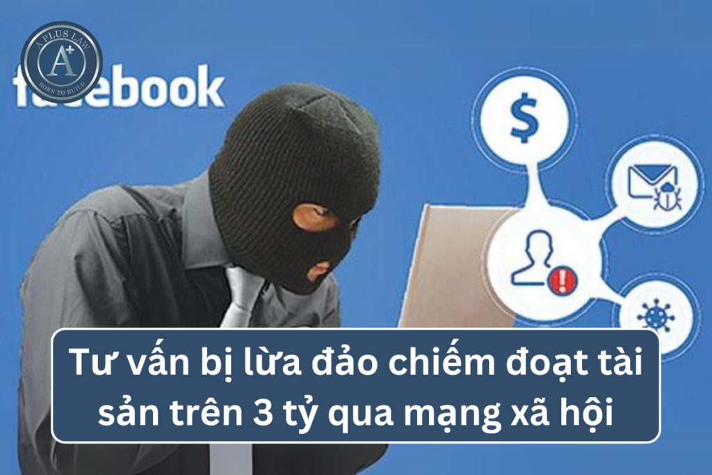lừa đảo chiếm đoạt tài sản trên 3 tỷ