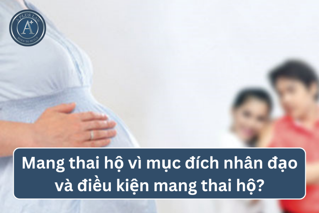 mang thai hộ vì mục đích nhân đạo