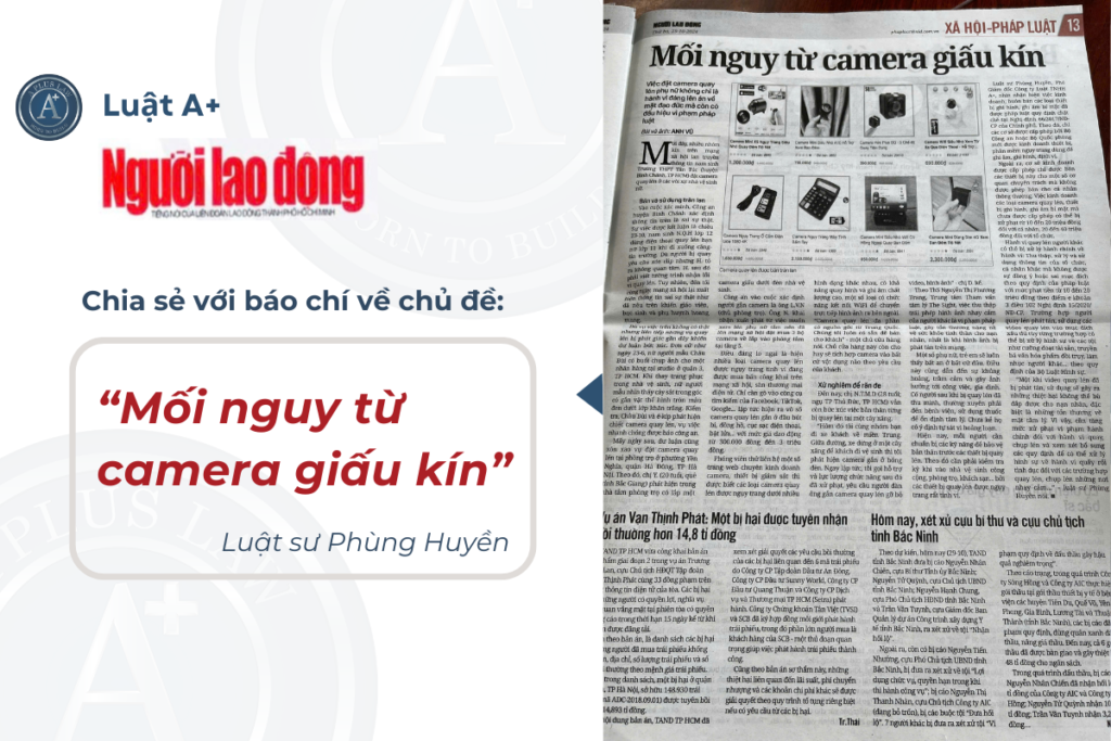 Mối nguy từ camera giấu kín