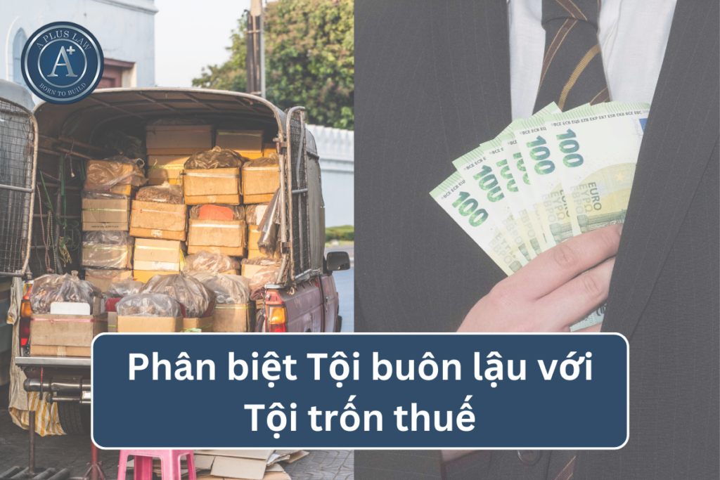 tội buôn lậu và tội trốn thuế