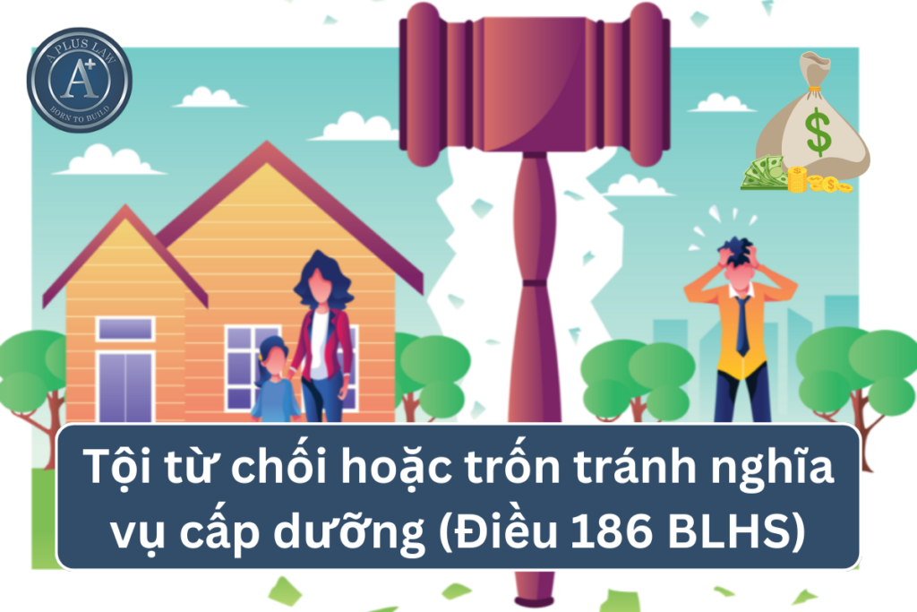 tội từ chối hoặc trốn tránh nghĩa vụ cấp dưỡng