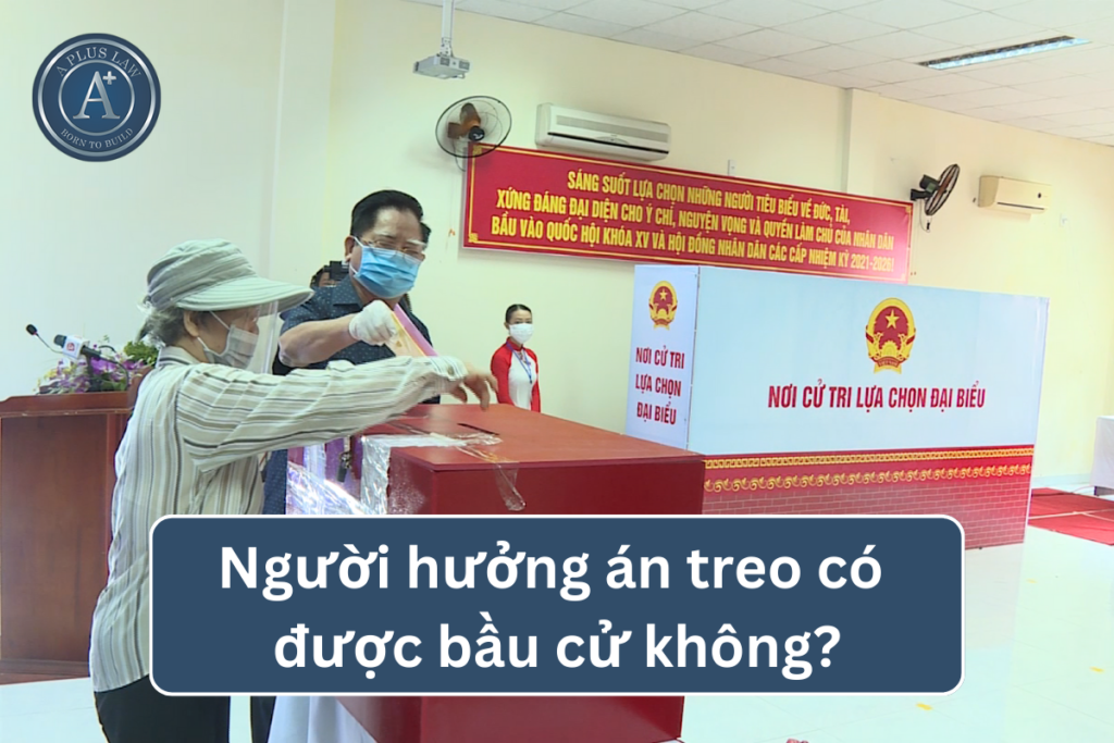 người hưởng án treo có được bầu cử không