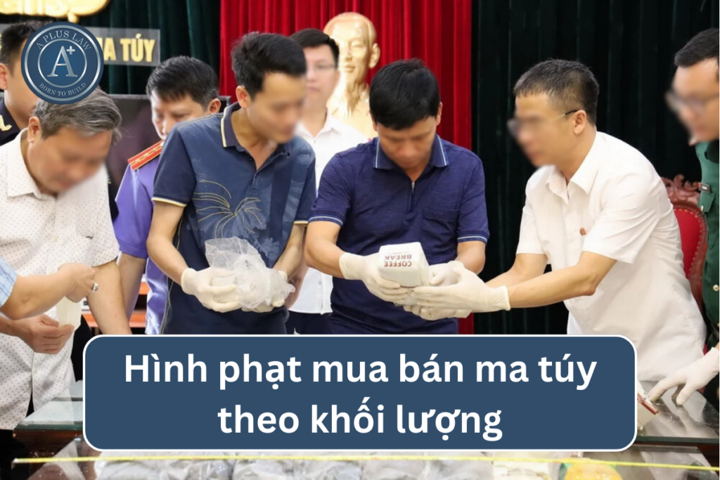 hình phạt mua bán ma túy theo khối lượng