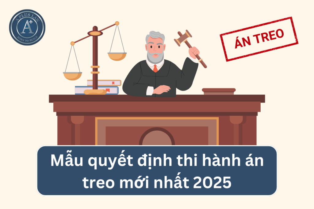 mẫu quyết định thi hành án treo