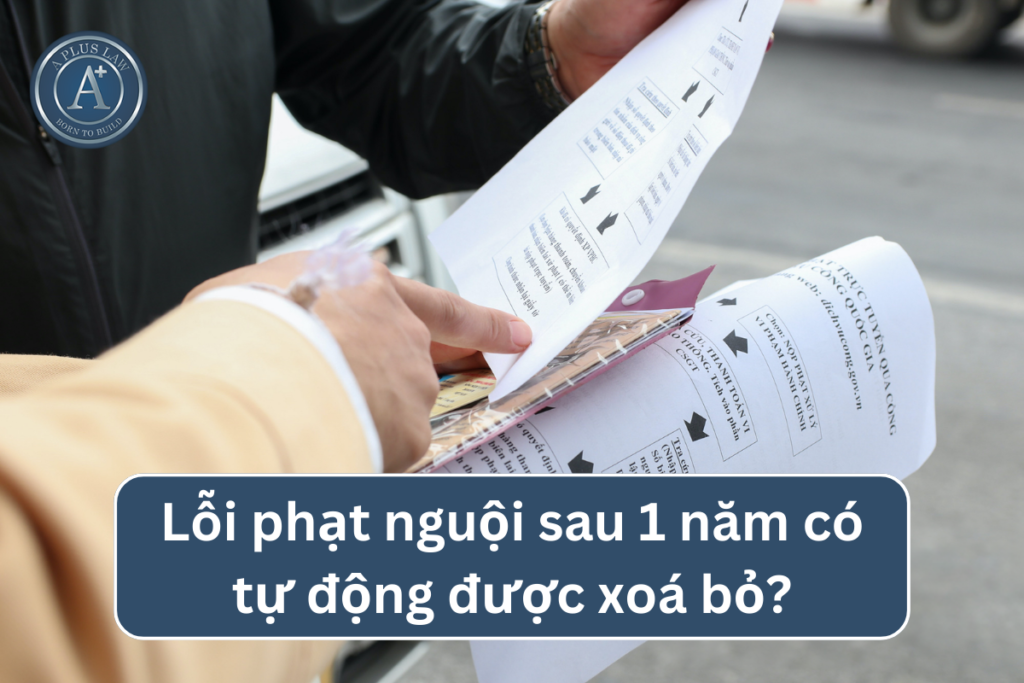 lỗi phạt nguội sau 1 năm
