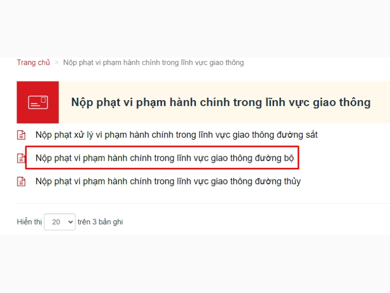 Phạt nguội Bạc Liêu 05
