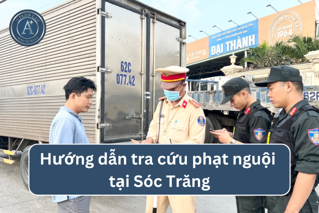 Phạt nguội Sóc Trăng