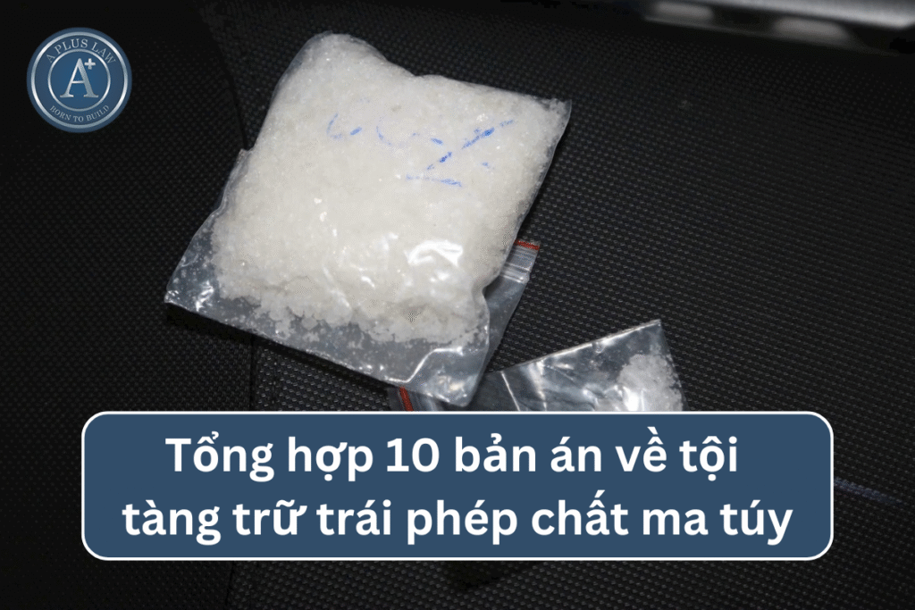 Tổng hợp 10 bản án về tội tàng trữ trái phép chất ma túy