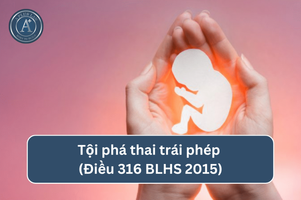 Tội phá thai trái phép theo Điều 316 BLHS 