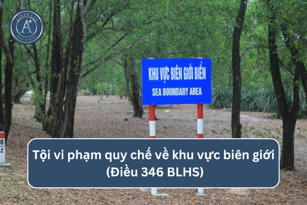 Tội vi phạm quy chế về khu vực biên giới theo Điều 346 BLHS