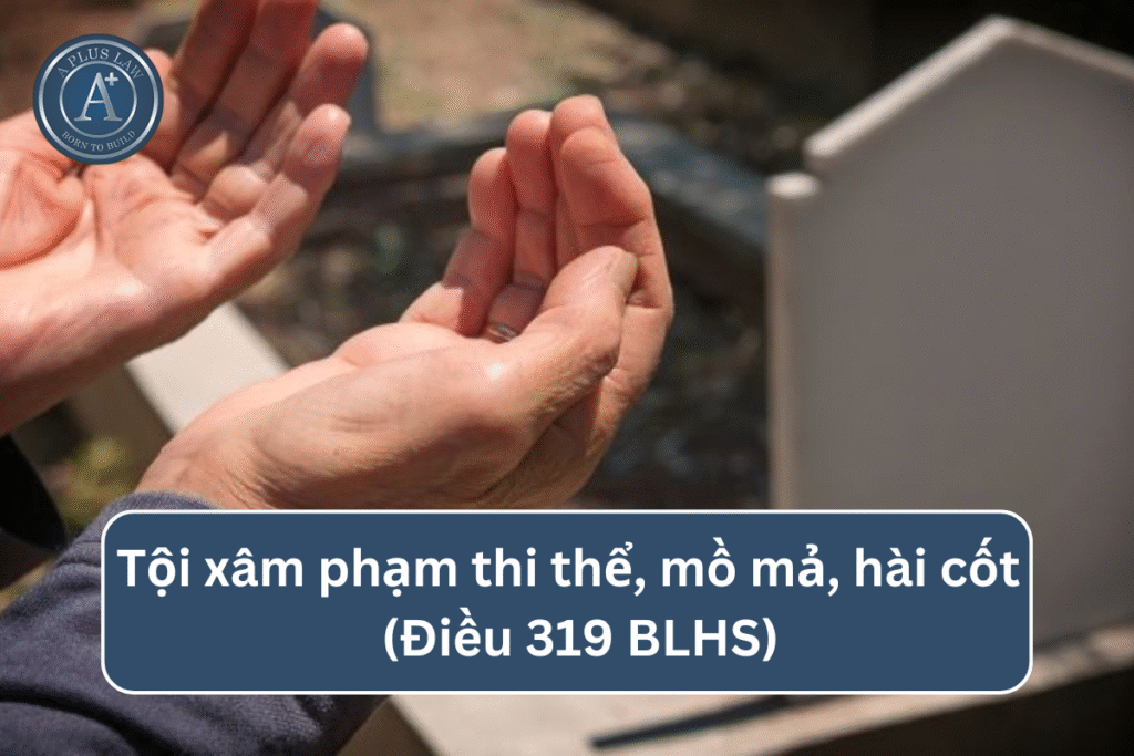 Tội xâm phạm thi thể, mồ mả, hài cốt theo Điều 319 BLHS 