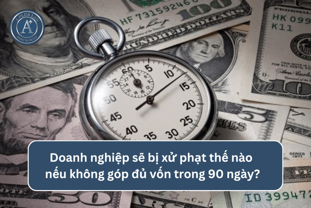 Doanh nghiệp sẽ bị xử phạt thế nào nếu không góp đủ vốn trong 90 ngày?