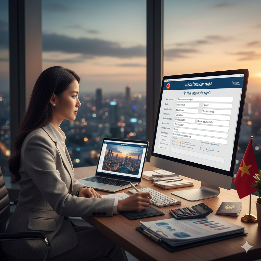 Tiêu chí vàng để nhà thầu nước ngoài được phép tự kê khai