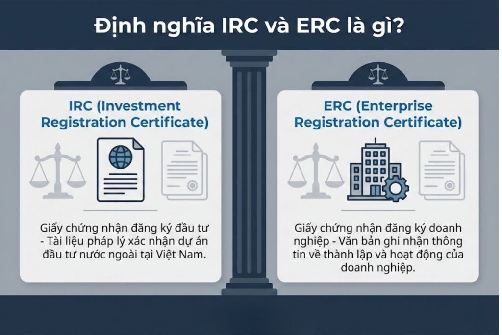 Phân biệt IRC và ERC: Thủ tục và hồ sơ pháp lý cập nhật 2026