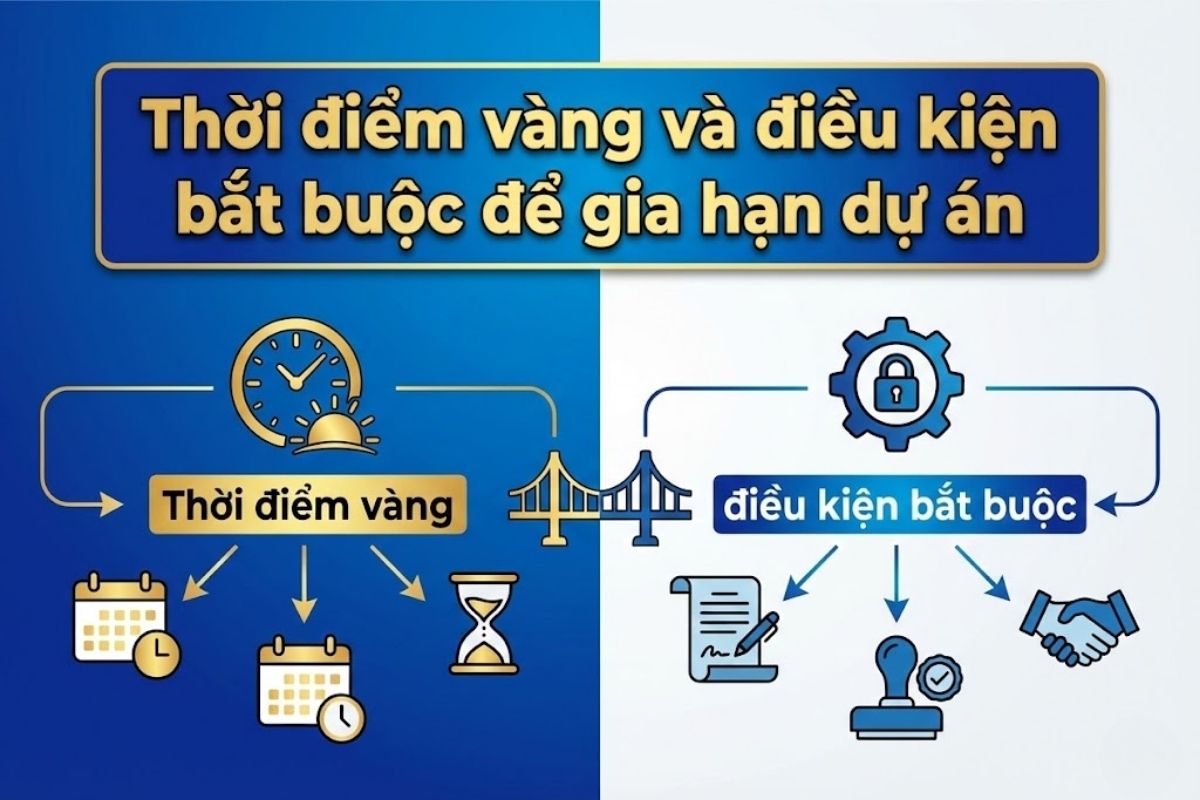 Thời điểm vàng và điều kiện bắt buộc để gia hạn dự án