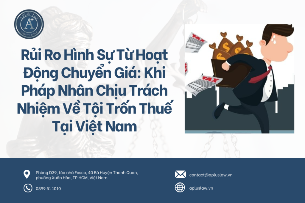 Rủi Ro Hình Sự Từ Hoạt Động Chuyển Giá: Khi Pháp Nhân Chịu Trách Nhiệm Về Tội Trốn Thuế Tại Việt Nam